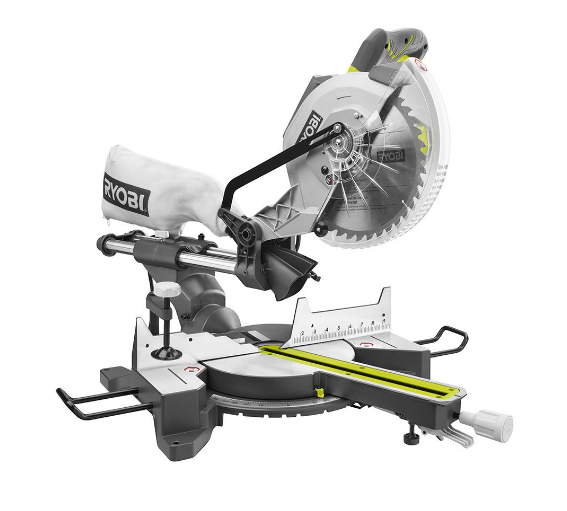 ryobi 10 miter saw sliding